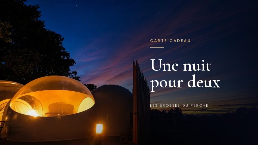 Carte cadeau - Une nuit pour deux